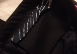 Pochette intérieure du sac noeud noir